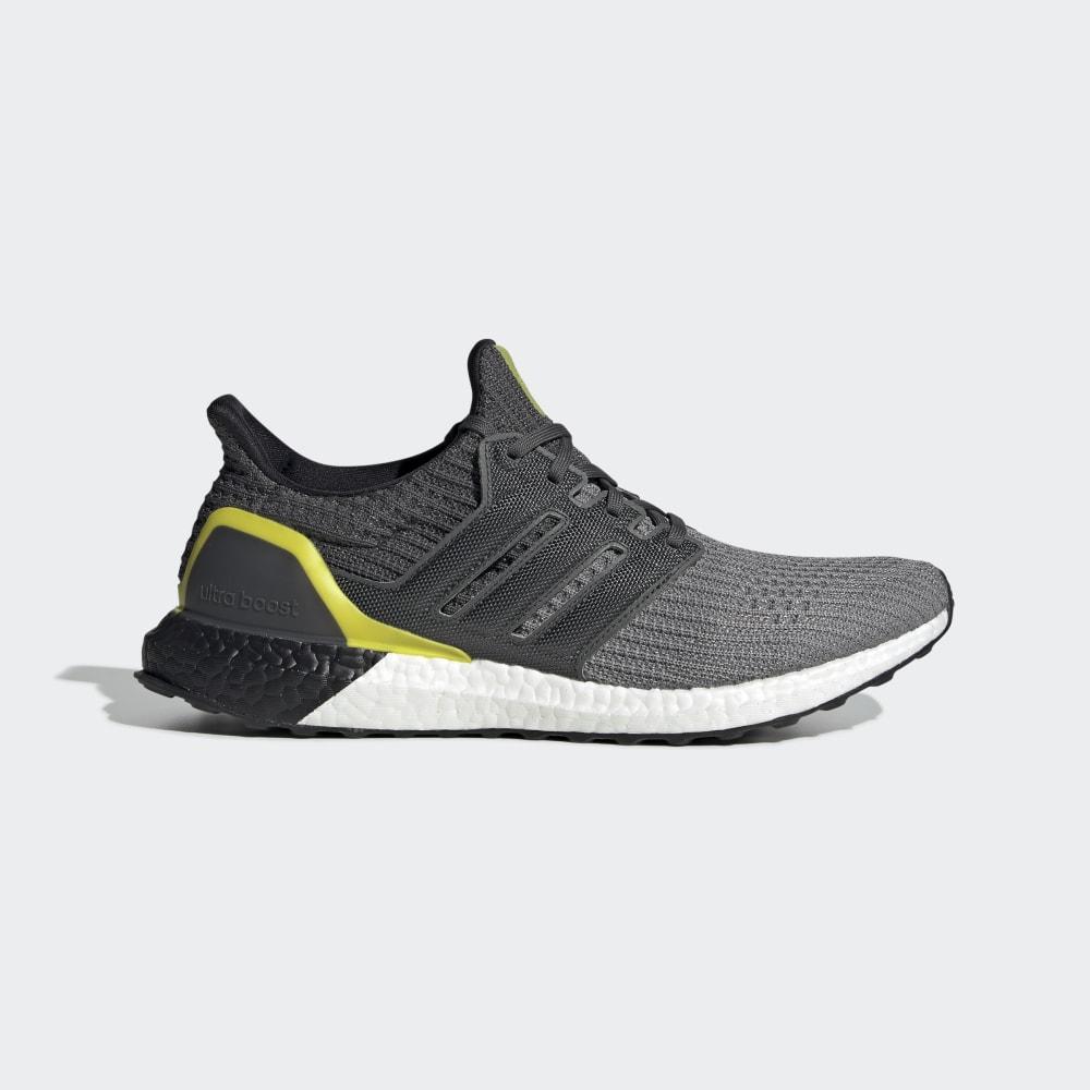 Adidas Men's Ultraboost Running Shoes Grey/Black Ireland G54003